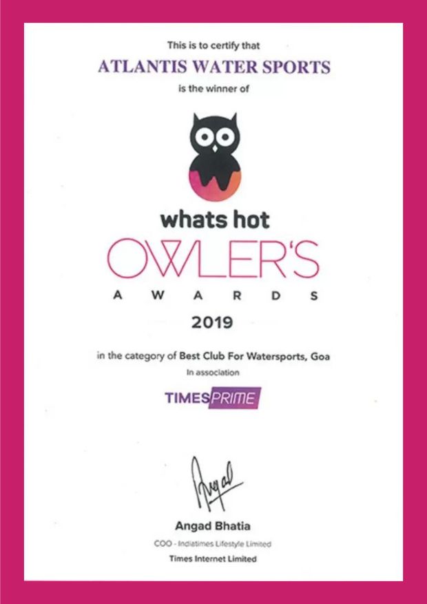 Award certificate 1
