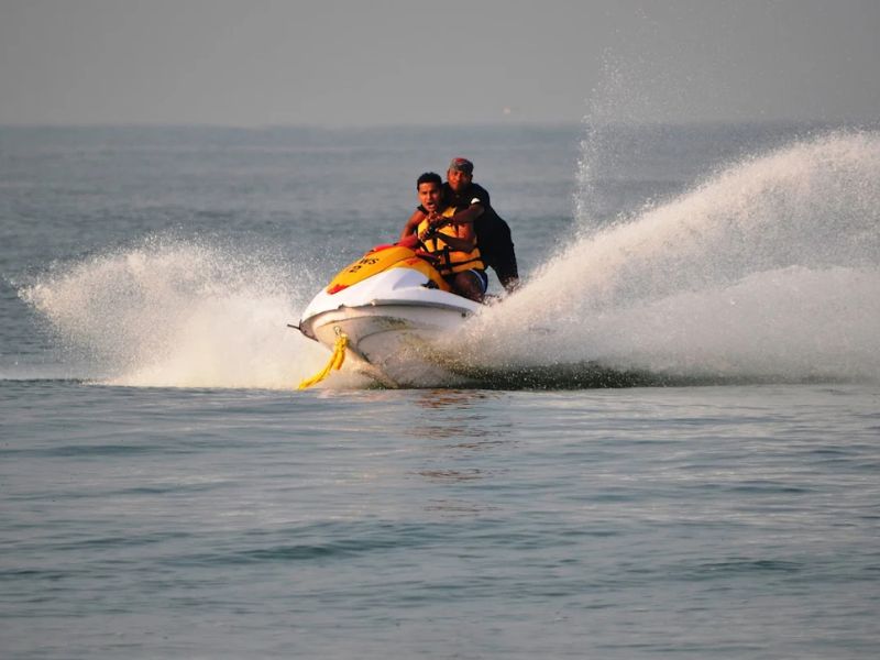 jet ski ride at Candolim Beach Goa — adventure activities price guide Atlantis Watersports