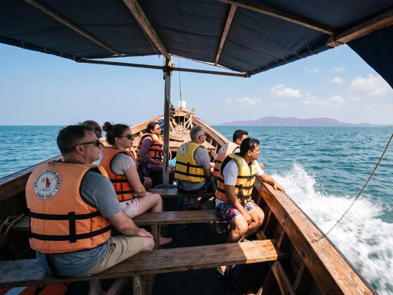Boat ride to Grande Island with Atlantis Watersports Goa