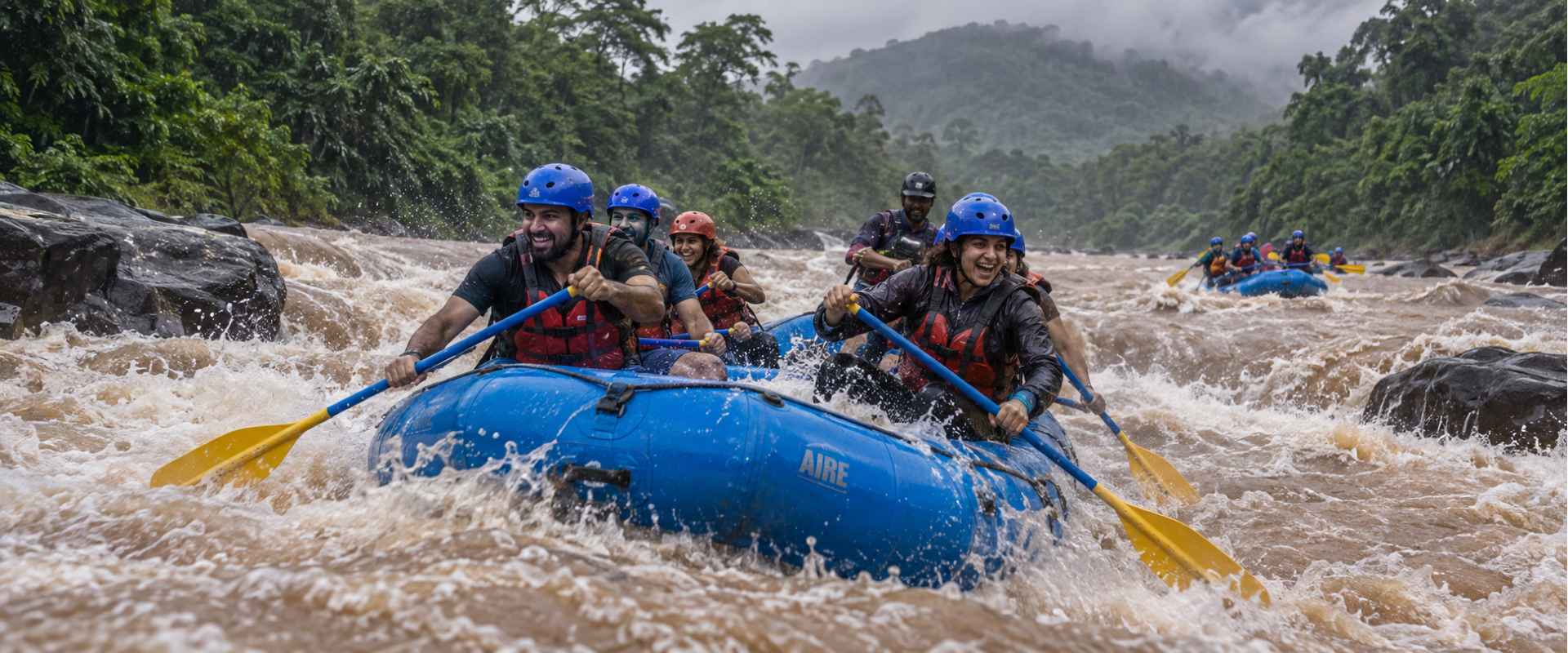 Goa in monsoon — river rafting on the Mhadei with Atlantis Watersports